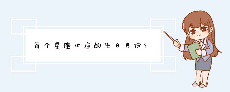 每个星座对应的生日月份？,第1张