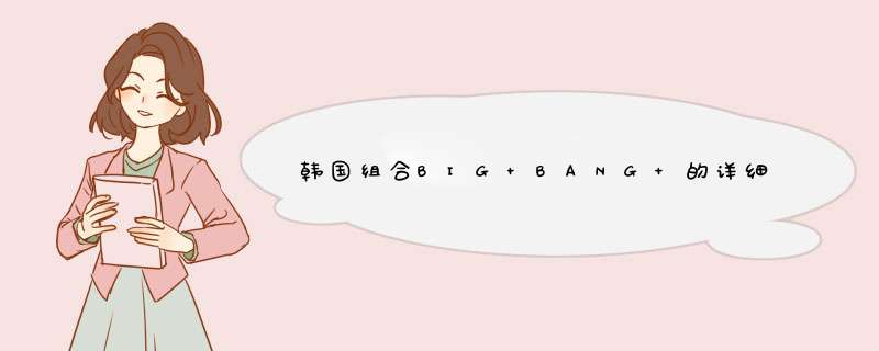 韩国组合BIG BANG 的详细资料,第1张