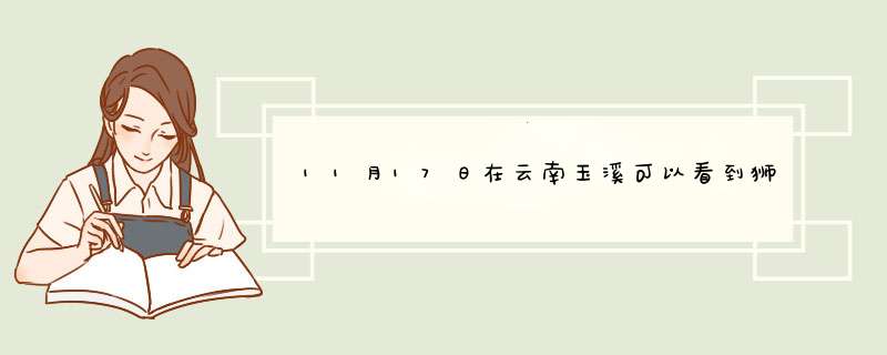 11月17日在云南玉溪可以看到狮子座的流星雨吗？,第1张