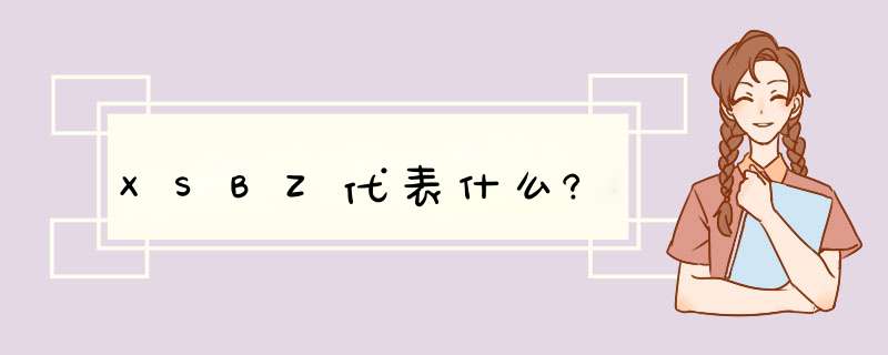 XSBZ代表什么?,第1张